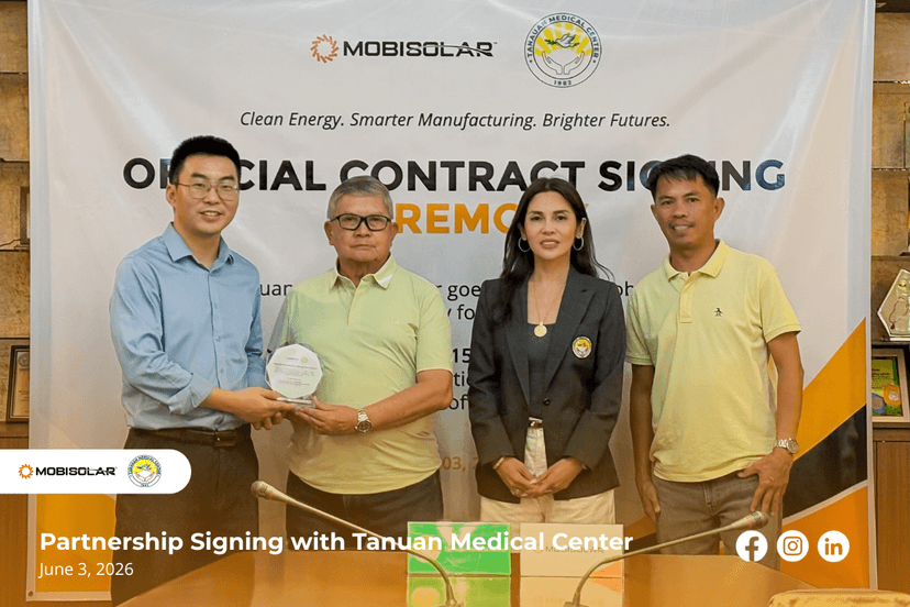 Mobi Solar Philippines and Tanauan Medical Center - Powering Healthcare with Clean Energy