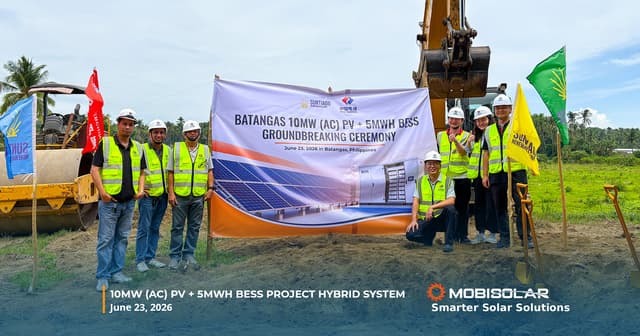 Batangas 10MW (AC) Solar PV + 5MWh BESS Hybrid Project